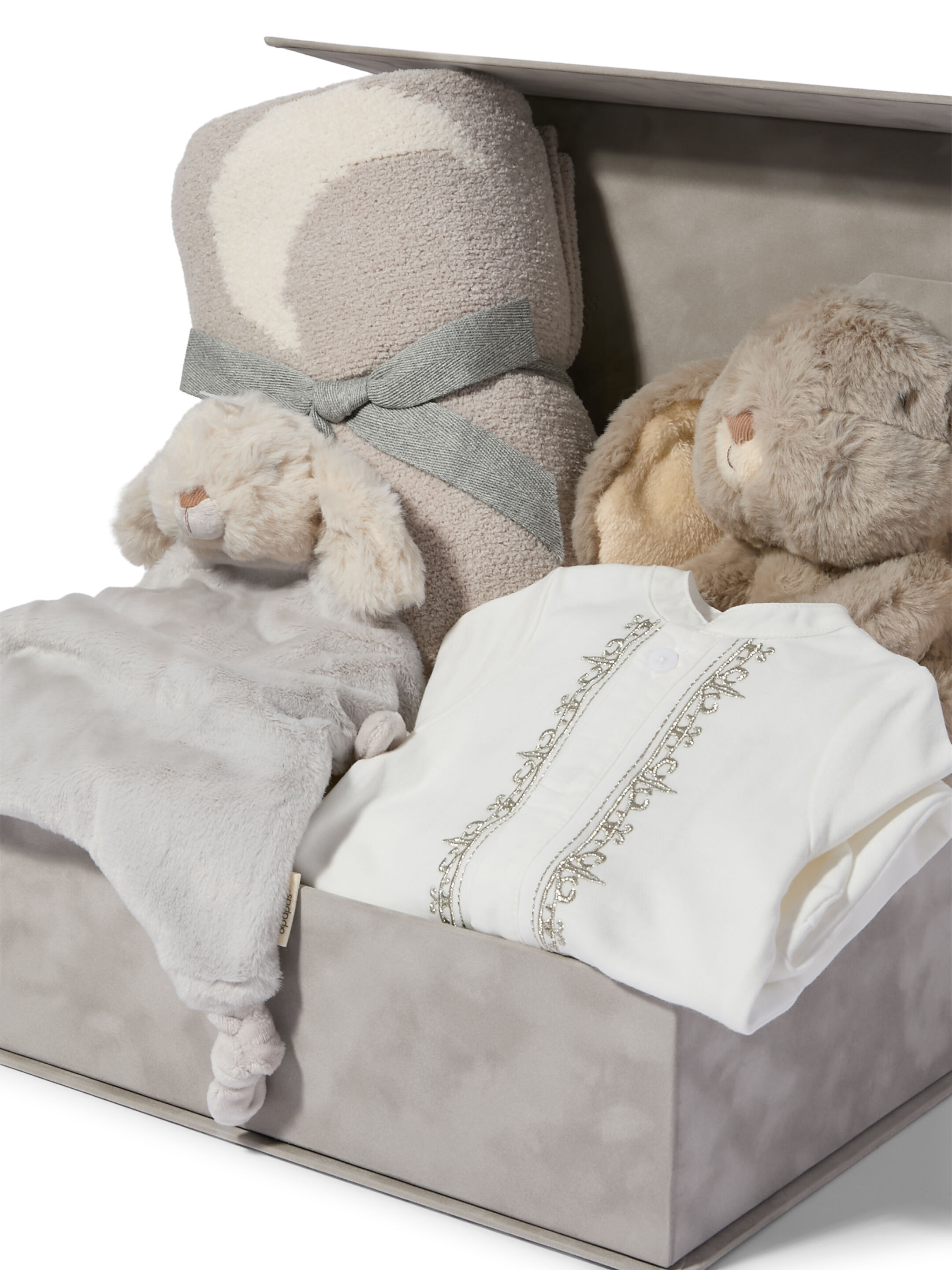 Embroidered Eid Sleepsuit - 5 Piece Gift Set image number 2